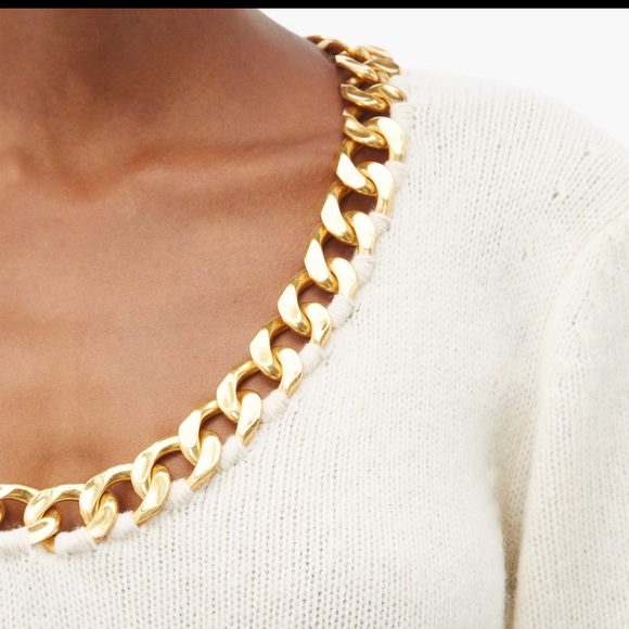 Bottega Veneta Chain Trim Sweater - Picture 3 of 6